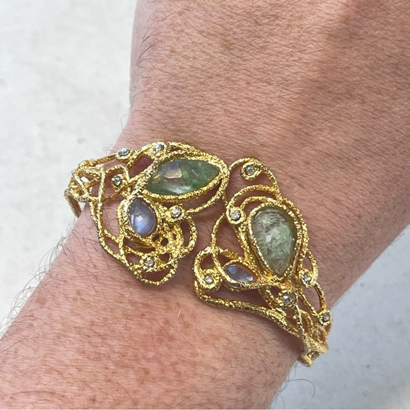 Alexis Bittar Elements Mauritius Gemstone Crystal Golden...